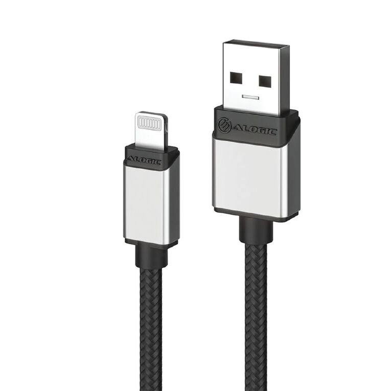 Picture of ALOGIC Ultra Fast Plus USB-A to Lightning 1m Cable - Space Grey
