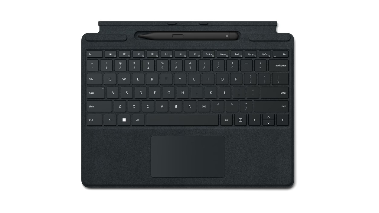 Picture of Microsoft Surface Pro Signature Keyboard Black with Slim Pen for 13 Inch Surface Pro
