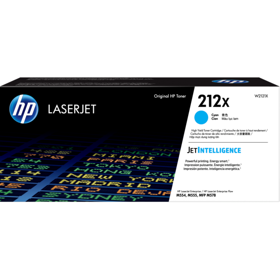 Picture of HP 212X High Yield Cyan Original LaserJet Toner Cartridge