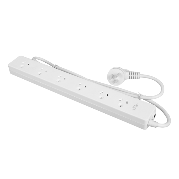Picture of DYNAMIX 6-Way Power Board White
