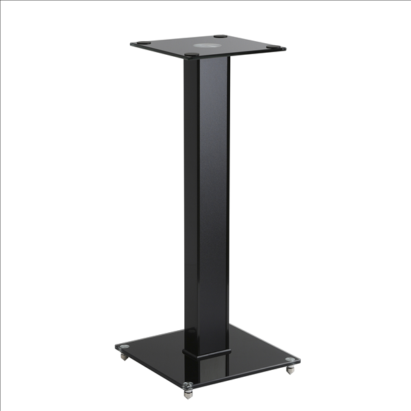 Picture of BRATECK 23.6" Aluminium/Glass Floor Standing Book Shelf Speaker Stands