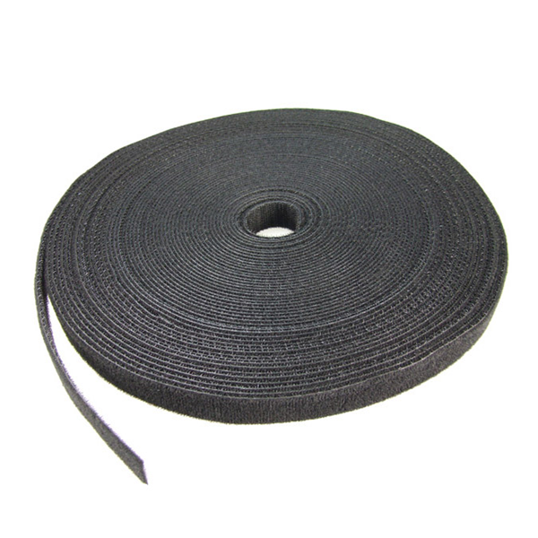 Picture of DYNAMIX Hook & Loop Roll 20m x 12mm dual sided, BLACK