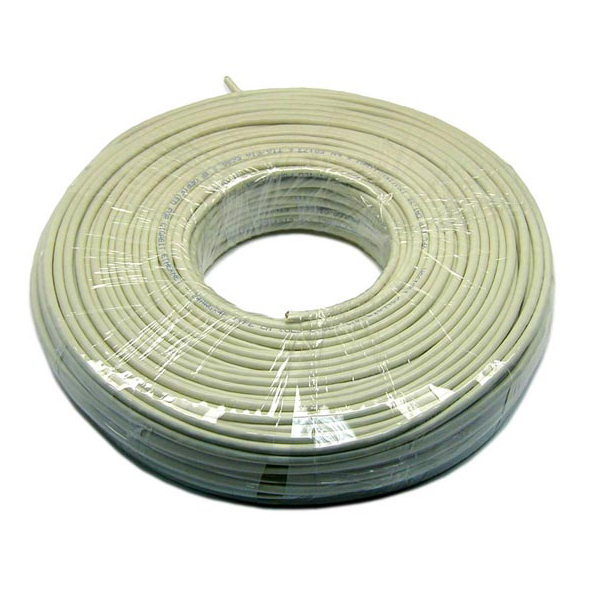 Picture of DYNAMIX 50m Cat5e Ivory UTP SOLID Cable Roll 100MHz, 24AWGx4P, PVC