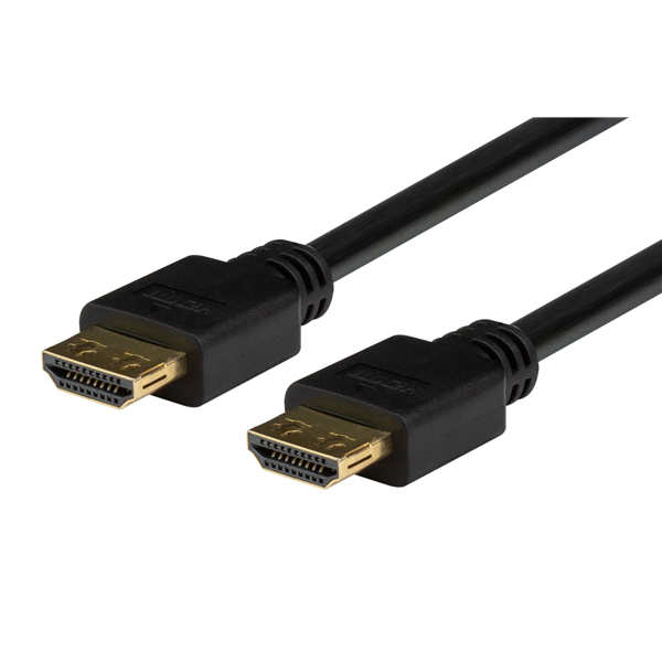 Picture of DYNAMIX 15m HDMI High Speed Flexi Lock Cable with Ethernet. Max Res: 4K2K@30Hz. Supports ARC and 3D. Ferrite Core at each end of cable.