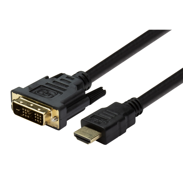 Picture of DYNAMIX 1m HDMI Male to DVI-D Male (18+1) Cable