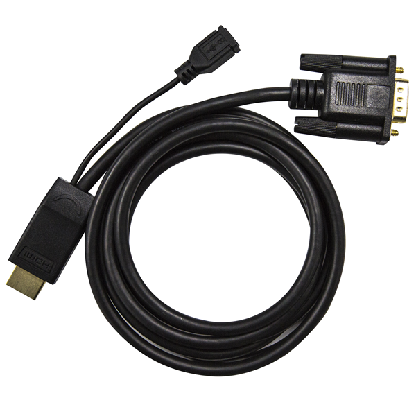 Picture of DYNAMIX 2m HDMI to VGA Cable includes Micro USB Female