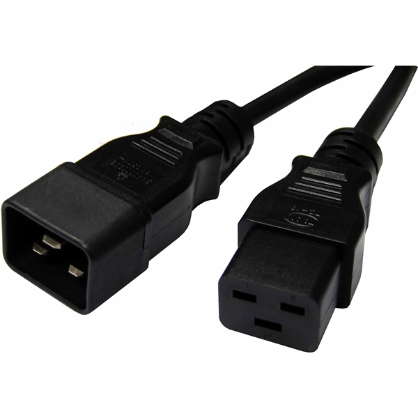 Picture of DYNAMIX 2M IEC 16A Power Extension Cord Black