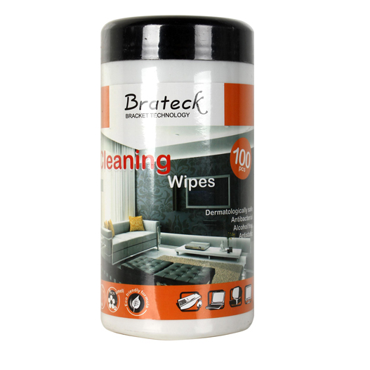 Picture of BRATECK 100pc LCD Cleaning Wipes