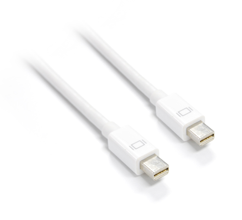 Picture of DYNAMIX 1M Mini DisplayPort Male to Mini DisplayPort Male Cable White