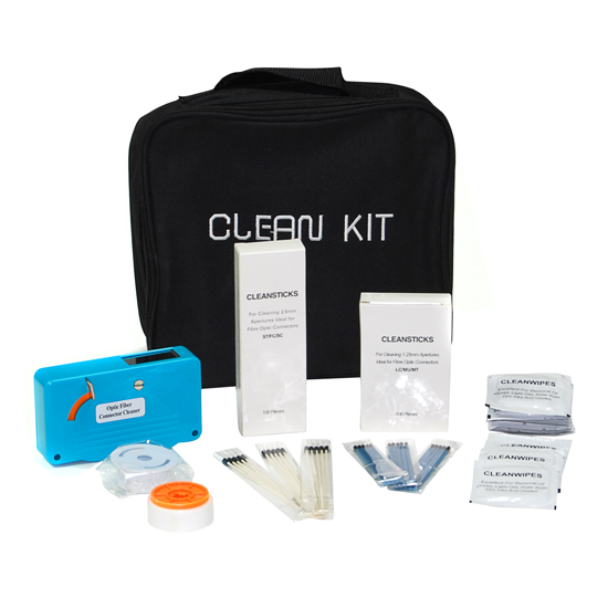 Picture of DYNAMIX Fibre Cleaning Kit. Includes Cletop Connector Cleaner with Replacement Reel