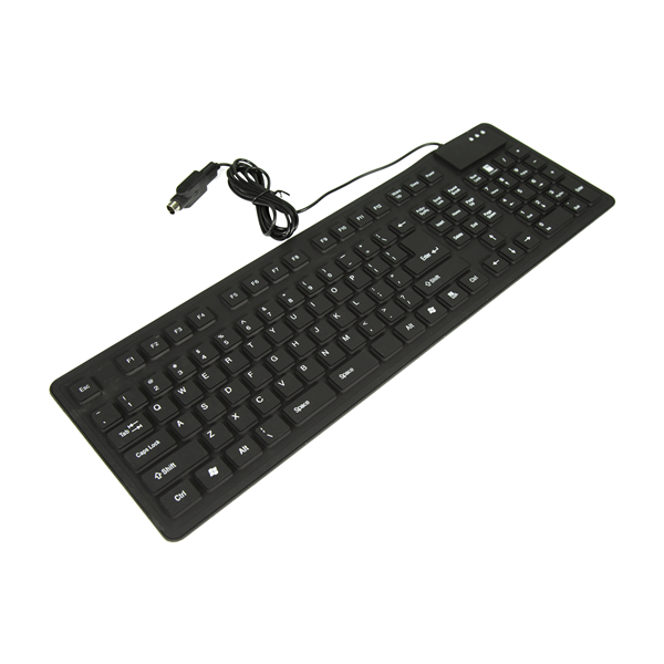 Picture of DYNAMIX Flexible USB Keyboard 109 Keys Black