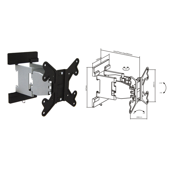 Picture of BRATECK 23'-42' Articulating monitor wall mount bracket