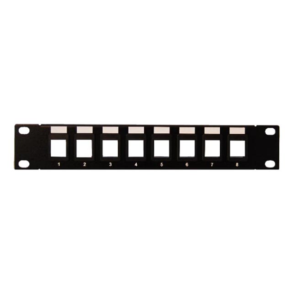 Picture of DYNAMIX 10' 8 Port Unloaded Keystone Jack Patch Panel for 10' Cabinet R10 series