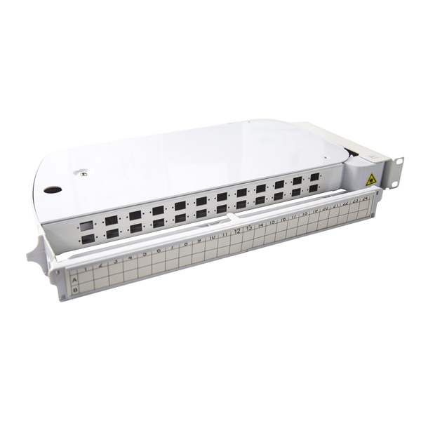Picture of DYNAMIX 1U Rotary 24 Ports SC Simplex, Footprint Unloaded Right Hinge