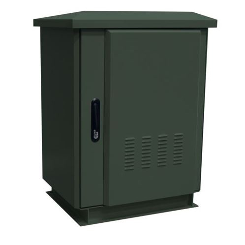 Picture of DYNAMIX 18RU Outdoor Freestanding Cabinet - Forest Green