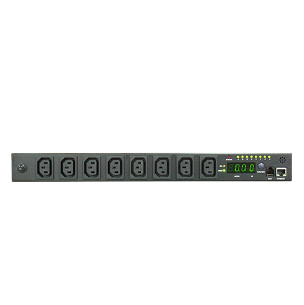 Picture of DYNAMIX 8 Port 16A kWh Switched PDU . Total Remote Power Monitoring & Outlet Control
