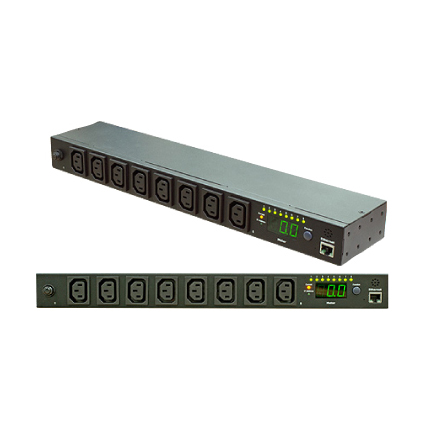 Picture of DYNAMIX 8 Port 10A Switched PDU. Remote Individual Outlet Control & Overall PDU Power Monitoring