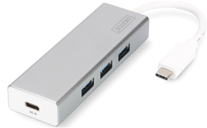 Picture of Digitus Type-C to USB-A 3.0 Hub with Power Delivery (PD)