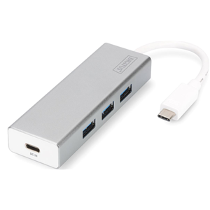 Picture of Digitus Type-C to USB-A 3.0 Hub with Power Delivery (PD)