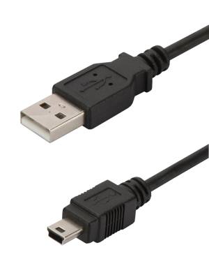 Picture of Digitus 1.8m USB-A to mini USB-B Cable