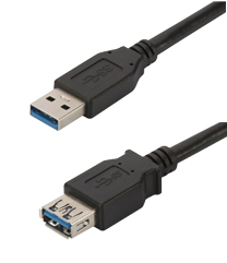 Picture of Digitus USB 3.0 Type A (M) to USB Type A (F) 1.8m Extension Cable