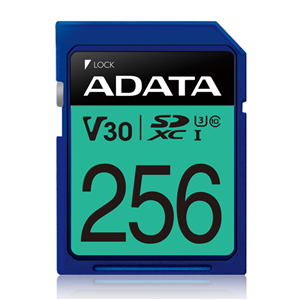 Picture of ADATA Premier Pro UHS-I U3 V30 SDXC Card 256GB