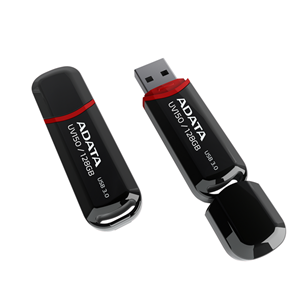 Picture of ADATA UV150 Dashdrive USB 3.0 128GB Black/Red Flash Drive
