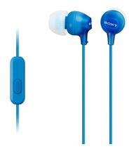 Picture of Sony MDREX15APLI In Ear Headphone w/Smart Phone Control Blue