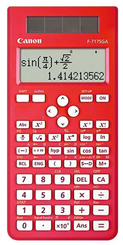 Picture of Canon F717SGA Red Scientific Calculator 242 Function