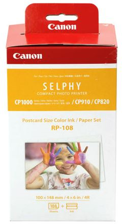 Picture of Canon RP-108 Selphy 6x4 Photo Paper & Ink Kit - 108 Sheets