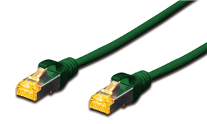 Picture of Digitus S-FTP CAT6A Patch Lead - 0.5M Green