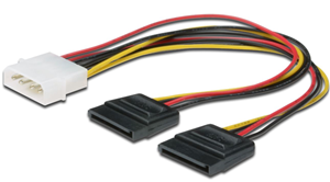 Picture of Digitus SATA (Dual) to Molex 0.2m Power Cable