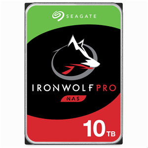 Picture of Seagate IronWolf Pro 10TB SATA 3.5" 7200RPM 256MB NAS HDD 5Yr Wty.