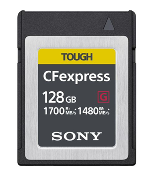 Picture of Sony CEBG128 Tough CFexpress Type B 128GB Memory Card