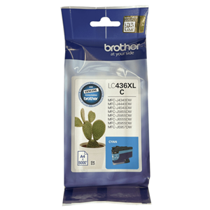 Picture of Brother LC436XLC Cyan Ink Cartridge