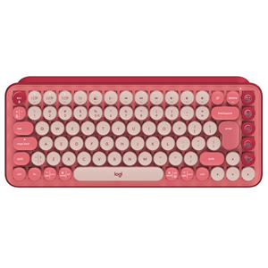 Picture of Logitech POP Keys Wireless Mechanical Keyboard w/Emoji - Rose