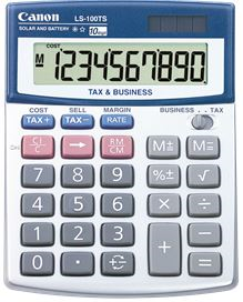 Picture of Canon LS100TS Solar & Battery 10 Digit Calculator