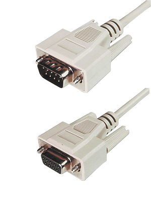 Picture of Digitus D-Sub 9 Pin (M) to D-Sub 9 Pin (F) Serial 2m Extension Cable