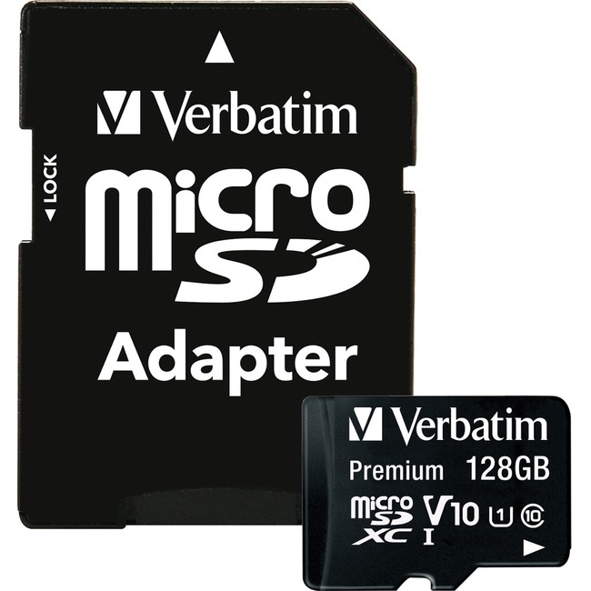 Picture of Verbatim Premium 128 GB Class 10/UHS-I microSDXC