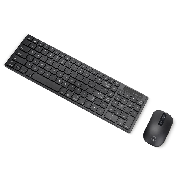 Picture of Bonelk Slim Wireless Keyboard and Mouse Combo KM-322 (Black)