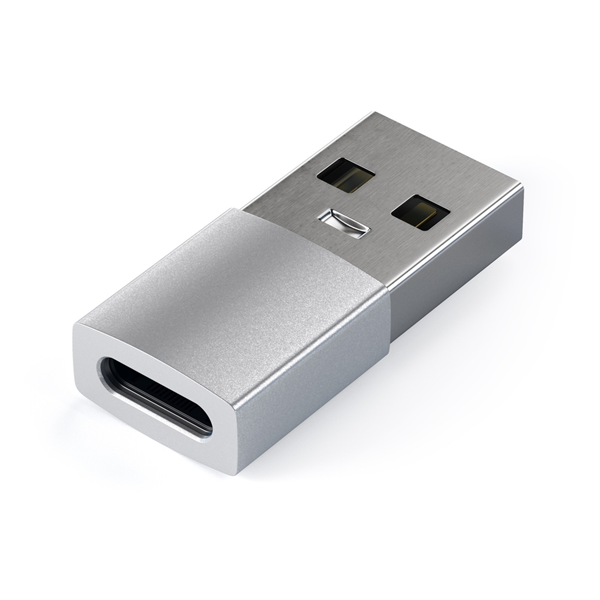 Picture of Satechi Aluminium USB-A to USB-C Adapter - Silver