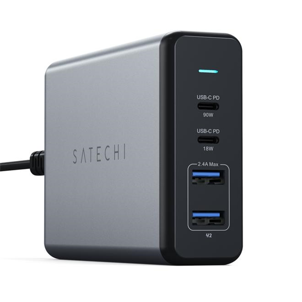 Picture of Satechi 108W Pro Type-C PD Desktop Charger (Space Grey)