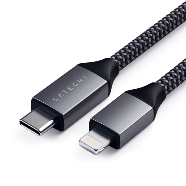 Picture of Satechi USB-C to Lightning Charging Cable 1.8 m (Space Grey)