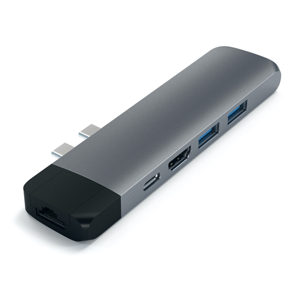 Picture of Satechi USB-C Pro Hub with Ethernet & 4K HDMI - Space Grey