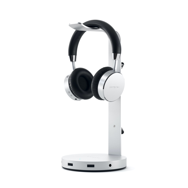 Picture of Satechi Aluminium Headphone Stand Hub (Silver)