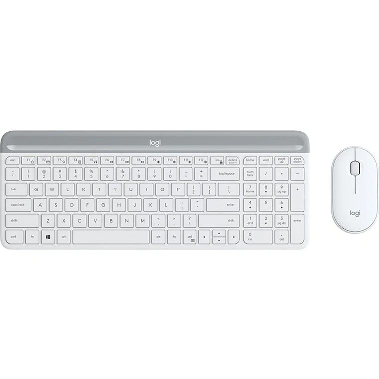 Picture of Logitech MK470 Slim W/L Desktop Kit - White