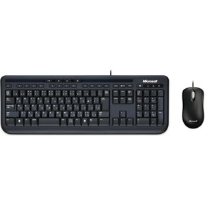 Picture of Microsoft Wired Desktop 600 Keyboard & Mouse - Black
