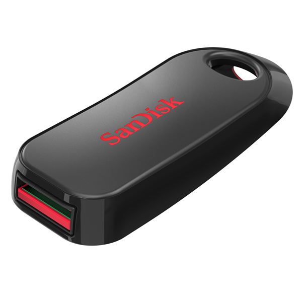 Picture of SANDISK CRUZER SNAP USB FLASH DRIVE CZ62 64GB USB2.0 BLACK RETRACTABLE DESIGN 5Y