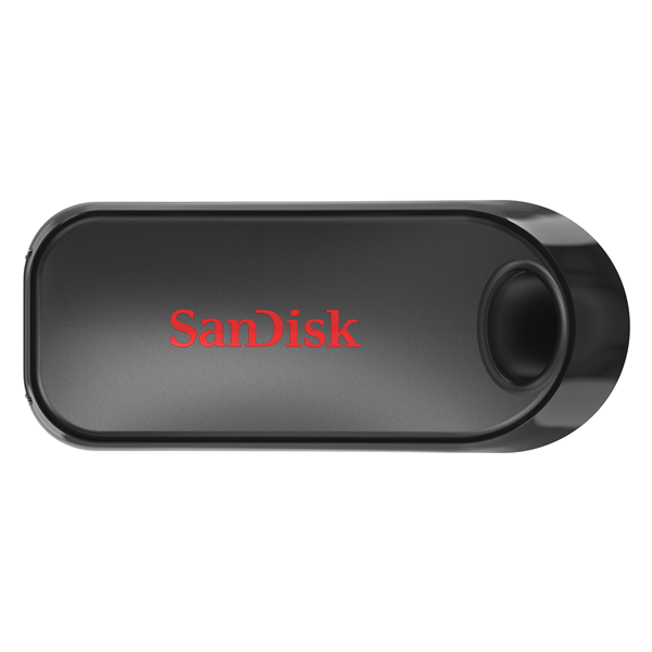 Picture of SANDISK CRUZER SNAP USB FLASH DRIVE CZ62 32GB USB2.0 BLACK RETRACTABLE DESIGN 5Y