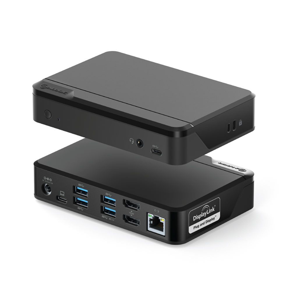 Picture of ALOGIC UNIVERSAL USB-C + USB-A TWIN HD DOCKING STATION WITH USB-C & USB-A COMPATIBILITY - DUAL DISPLAY 1080P@60HZ